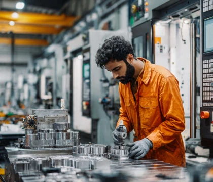 Advanced manufacturing worker Denmark