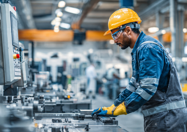 Skilled Indian worker ready for deployment in Poland manufacturing